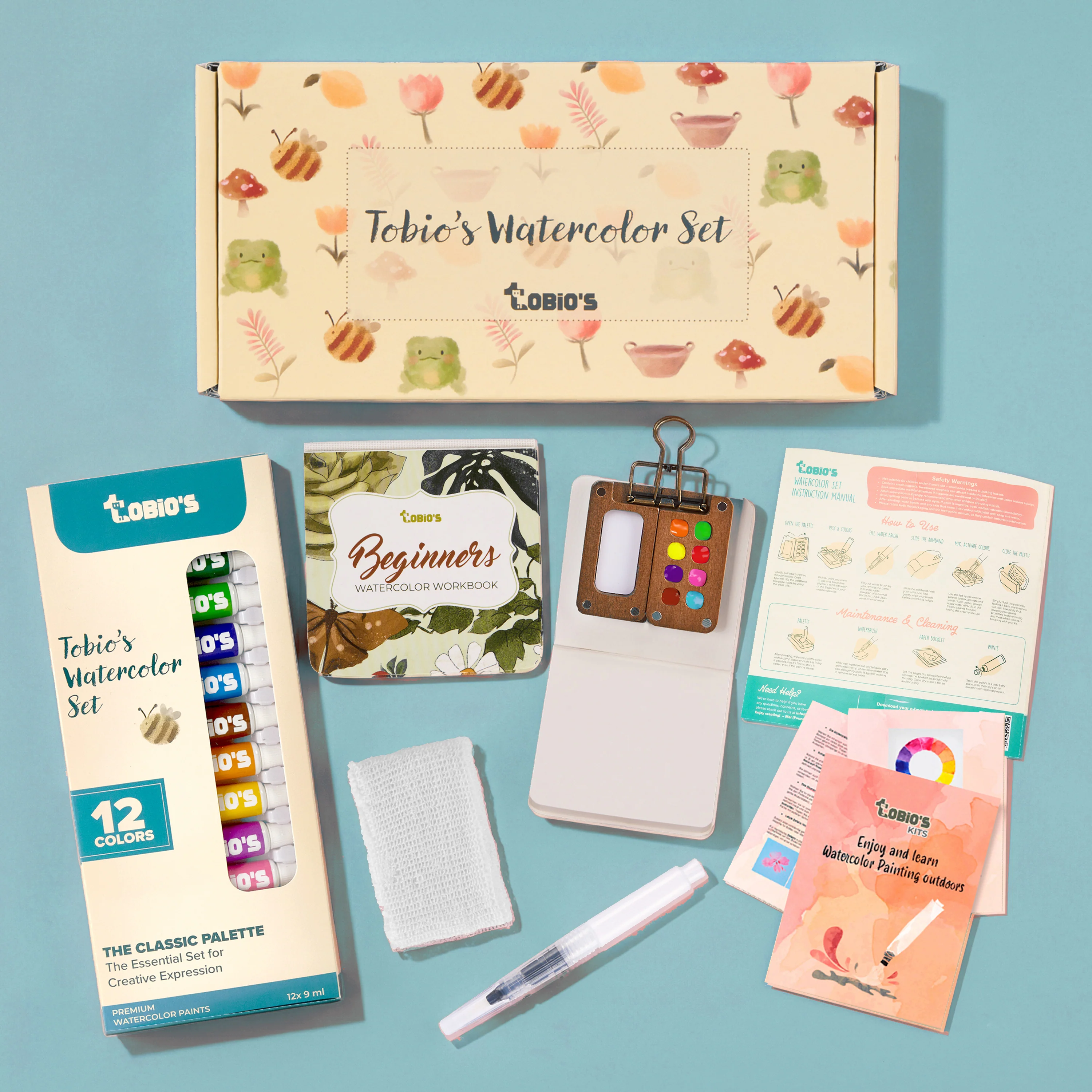 Tobio's™ Beginner Watercolor Kit