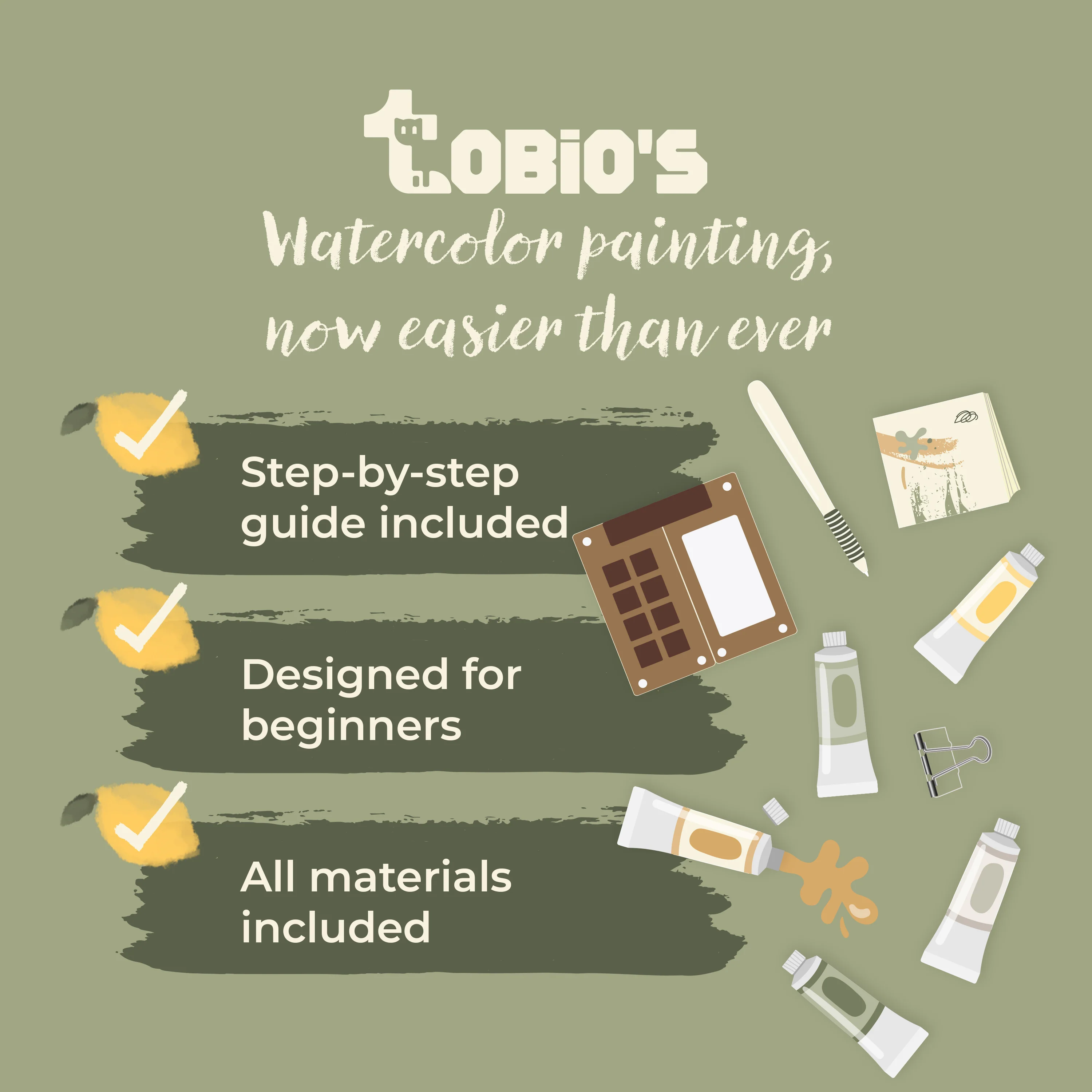 Tobio™ 水彩画キット - Image 9