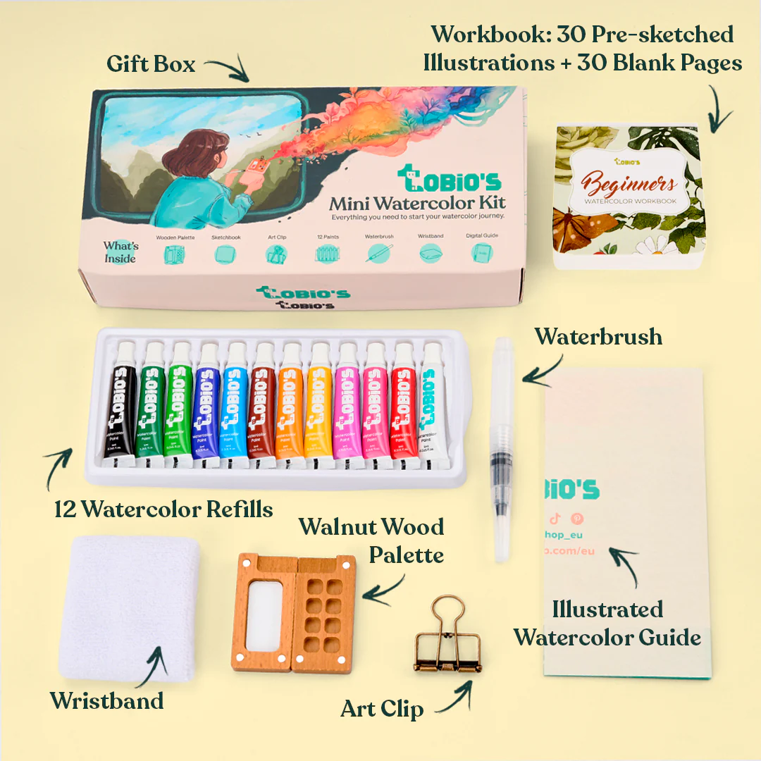 Tobio's™ Watercolor Kit